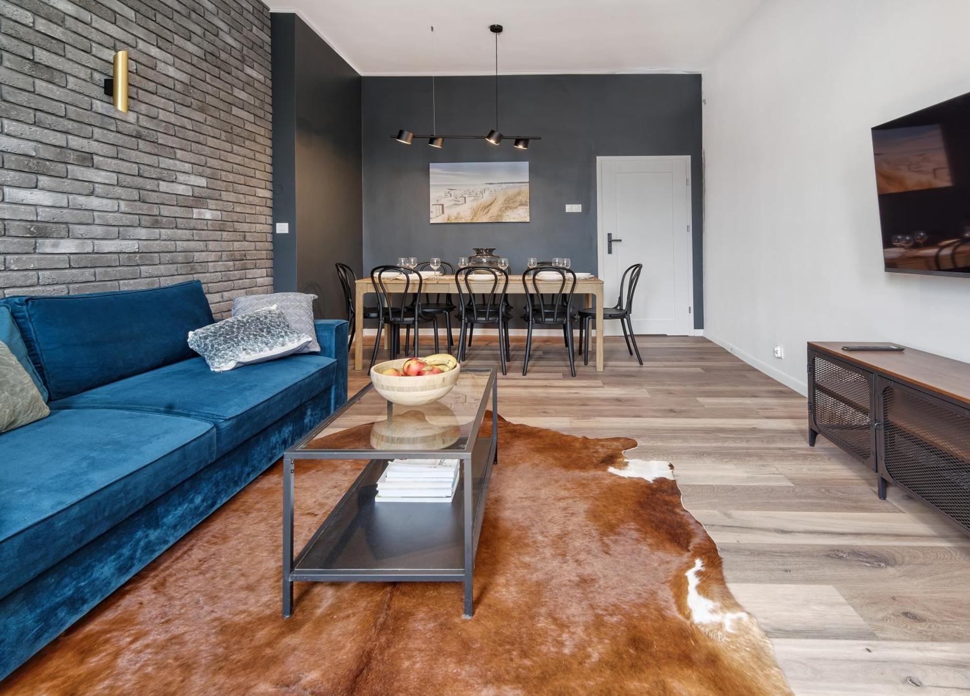 Blue Mandarin Old Town Apartment Гданск Стая снимка