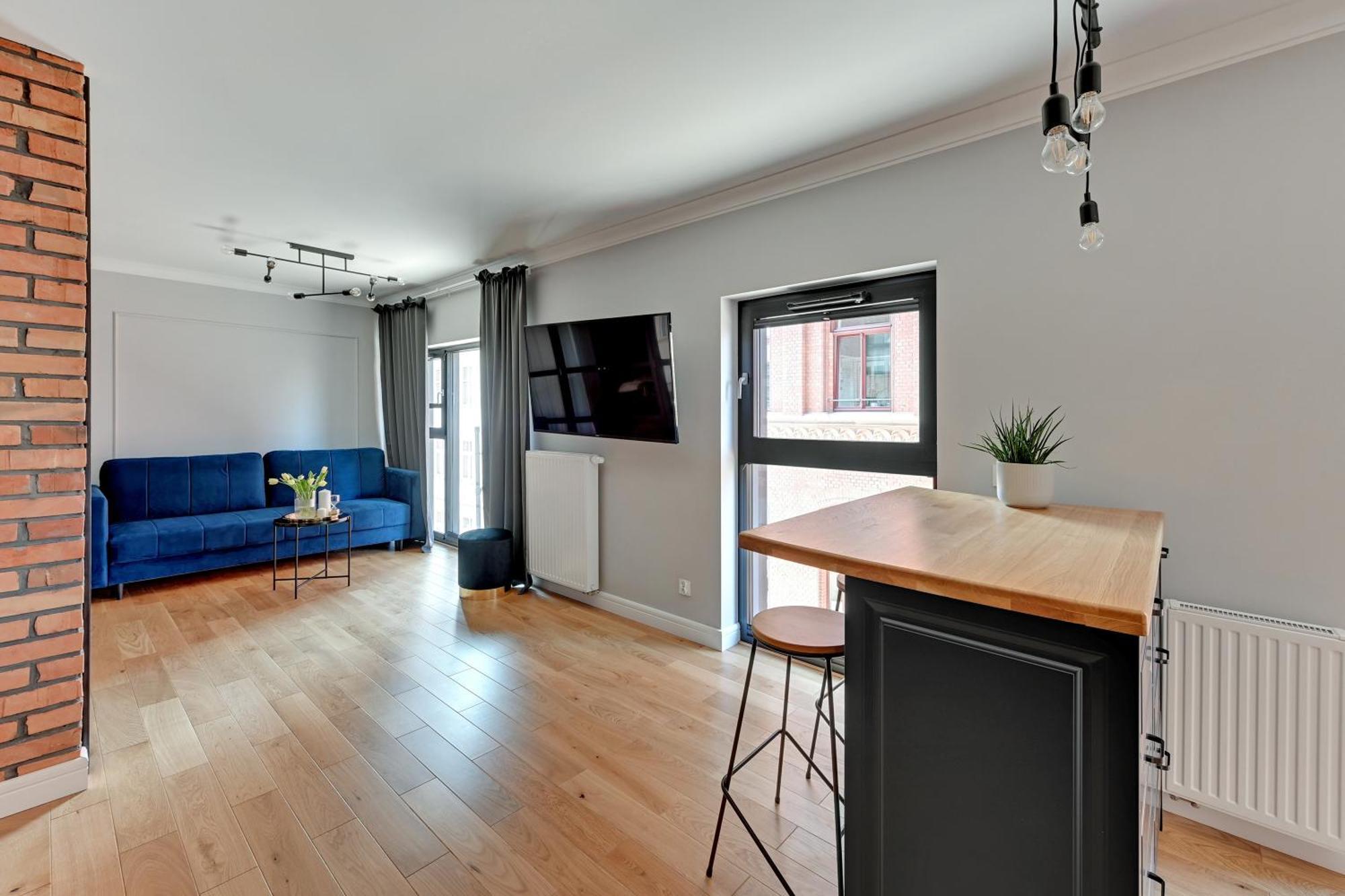 Blue Mandarin Old Town Apartment Гданск Стая снимка