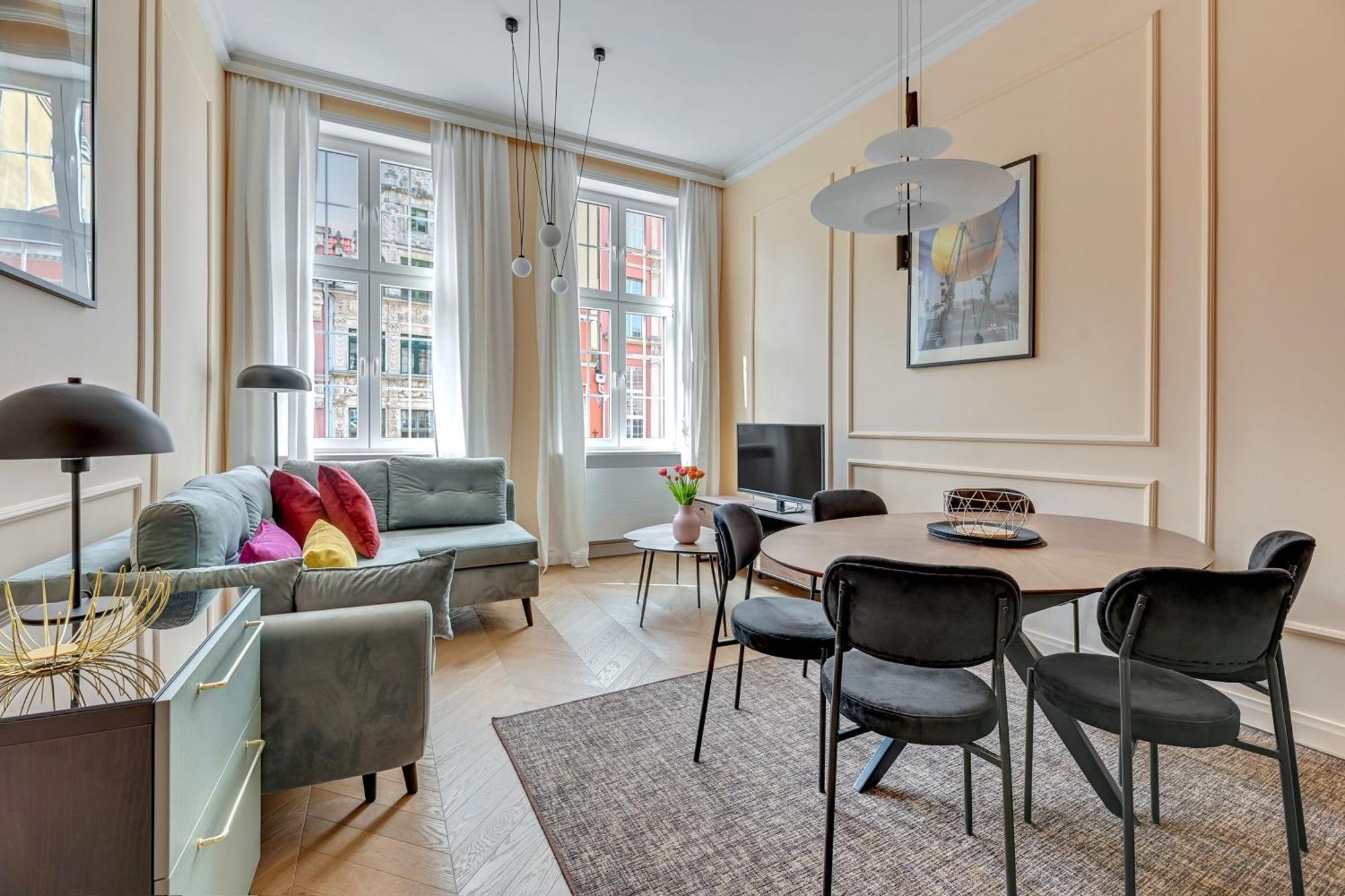 Blue Mandarin Old Town Apartment Гданск Стая снимка