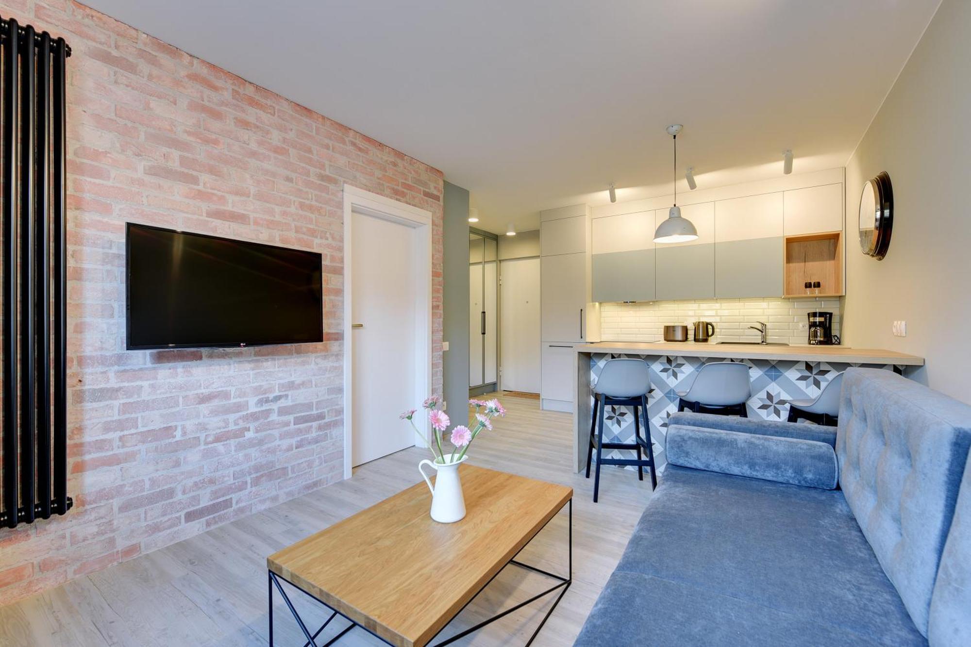 Blue Mandarin Old Town Apartment Гданск Стая снимка