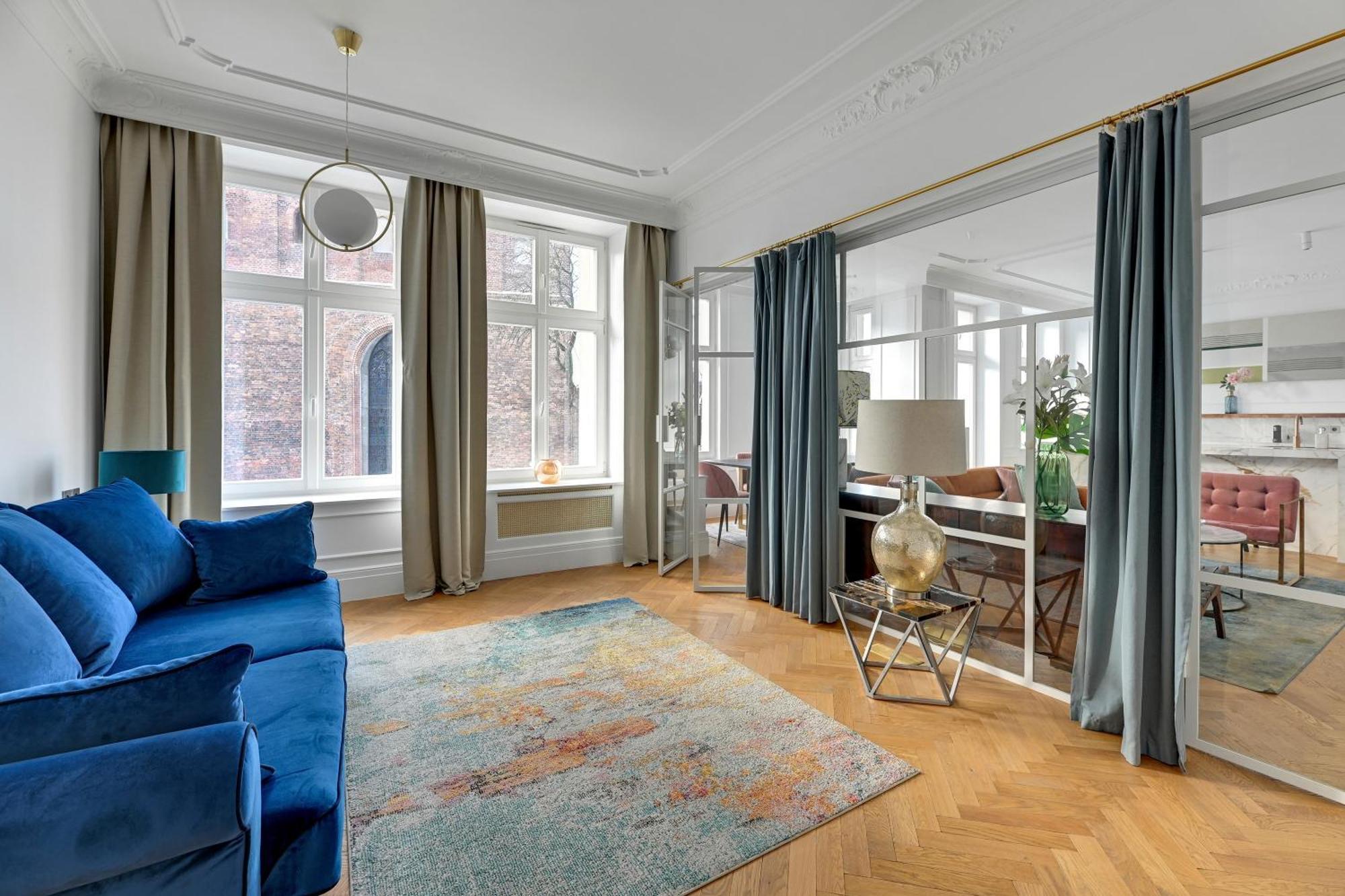 Blue Mandarin Old Town Apartment Гданск Стая снимка